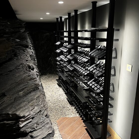EuroCave Modulox – Aménagement cave à vin privée design contemporain | Rangement bouteilles encastré, Annecy France
